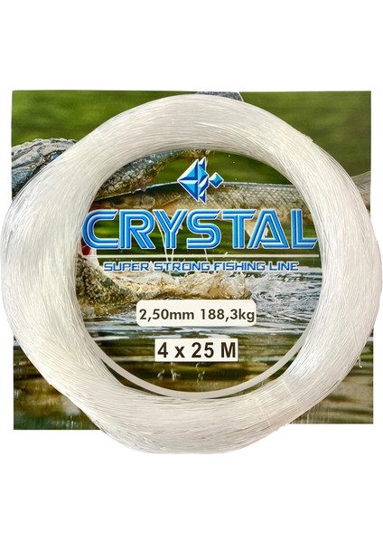 Cyrstal Beyaz Poşet Misina 2.50 mm