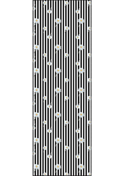 Beyaz Kaymaz Papatyalı Kesme Rulo Özel Ölçülü Yolluk VH100 fiyatları