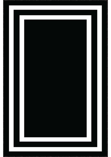 Siyah Kaymaz Çerçeveli Kesme Rulo Özel Ölçülü Yolluk AR307 modelleri