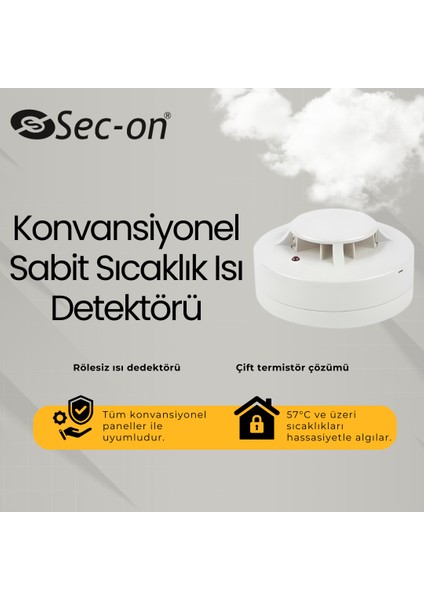 Konvansiyonel Sabit Sıcaklık Isı Detektörü EA-323-2
