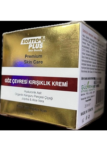 Göz Çevresi Kırışıklık Kremi 20 ml