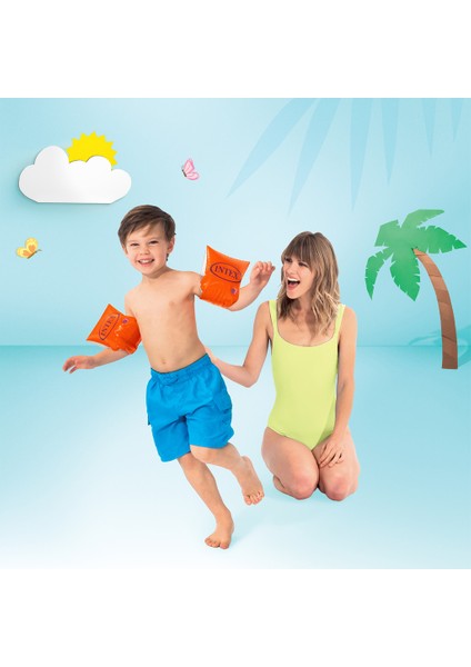 Intex Deniz&havuz Kolluğu 30*15 cm Kırmızı (58641)