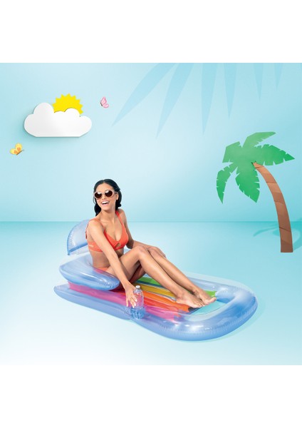 Intex Bardaklı Şişme Sultan Deniz&Havuz Yatağı Mavi (58802EU) indirimleri