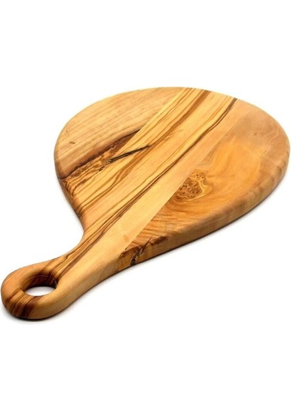 Ahşap Damla Kesme Doğrama Ve Sunum Tahtası Zeytin Ağacı 34 Cm modelleri