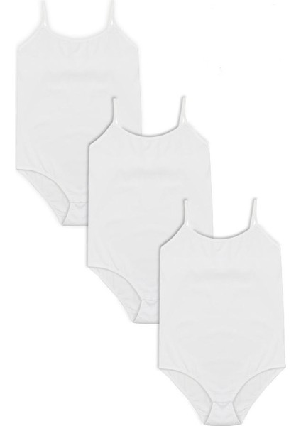Kadın Çıtçıtlı Askılı Body 3lü Siyah 1054 ONL-02105
