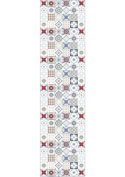 Kırmızı Kaymaz Çini Desen Kesme Rulo Özel Ölçü Yolluk AR454 fiyatları