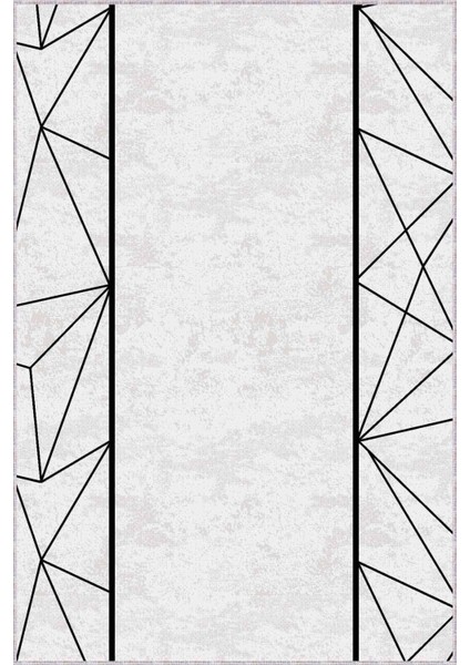 Gri Kaymaz Çerçeveli Kesme Rulo Özel Ölçülü Yolluk AR369 modelleri