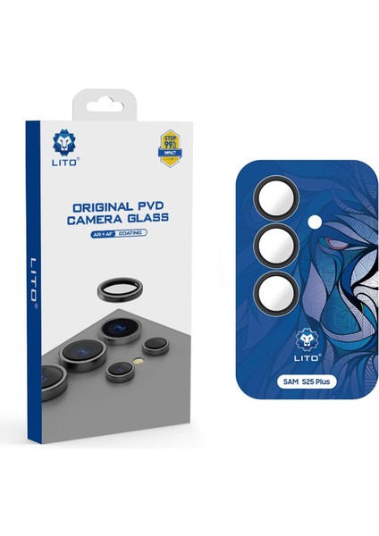 Samsung Galaxy S25 Plus Kamera Lens Koruyucu Siyah
