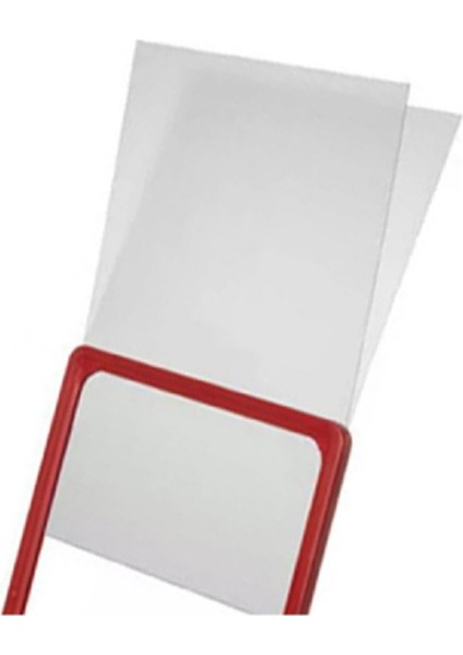 Plastik Çerçeve Asetatı - A/4 (30*21 Cm) - (Pakette 10 Adet)