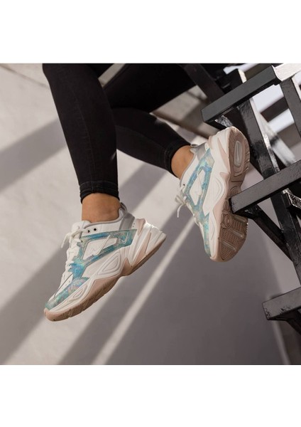 M2K Tekno Leather Unisex Reflector Sneaker Hakiki Deri Beyaz Spor Ayakkabı modelleri
