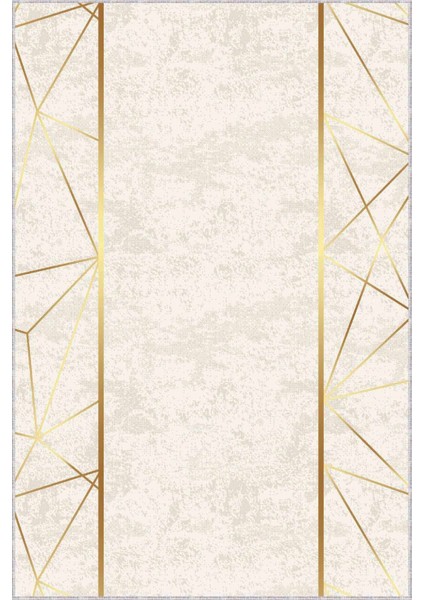 Krem Gold Kaymaz Çerçeveli Kesme Rulo Özel Ölçü Yolluk AR254 modelleri