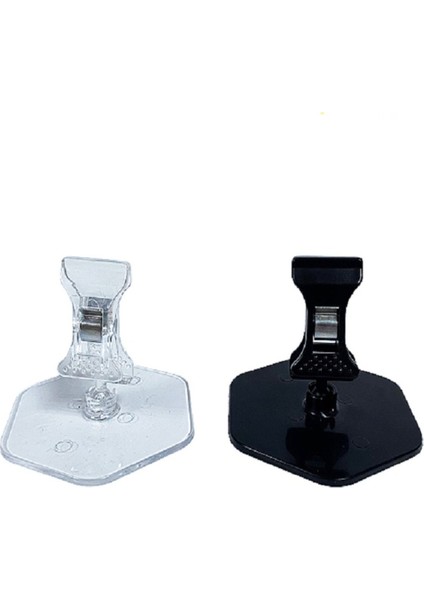 Ayaklı Mini Mandal - Siyah (Pakette 10 Adet)