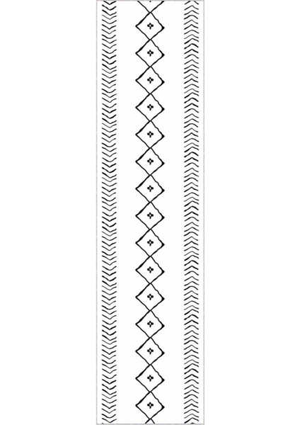 Beyaz Kaymaz Moroccan Kesme Rulo Özel Ölçülü Yolluk AR384 fiyatları