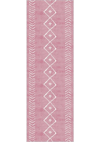 Pembe Kaymaz Moroccan Kesme Rulo Özel Ölçülü Yolluk AR385 fiyatları