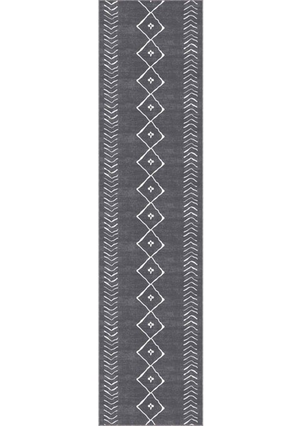 Gri Kaymaz Moroccan Kesme Rulo Halı Özel Ölçülü Yolluk AR316 fiyatları