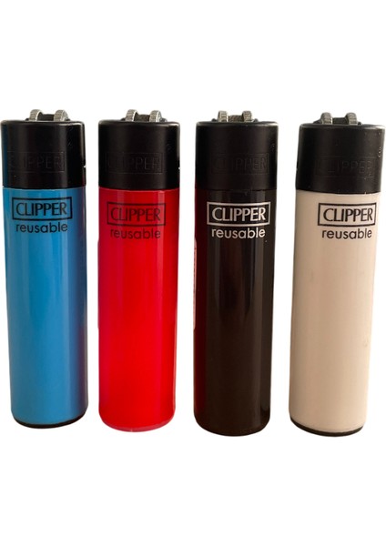 Reusable Klasik Renkler 4'lü Çakmak