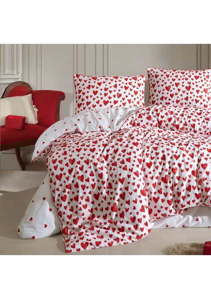 Love %100 Pamuk Çift Kişilik Biyeli Çift Taraflı Nevresim Takımı fiyatları