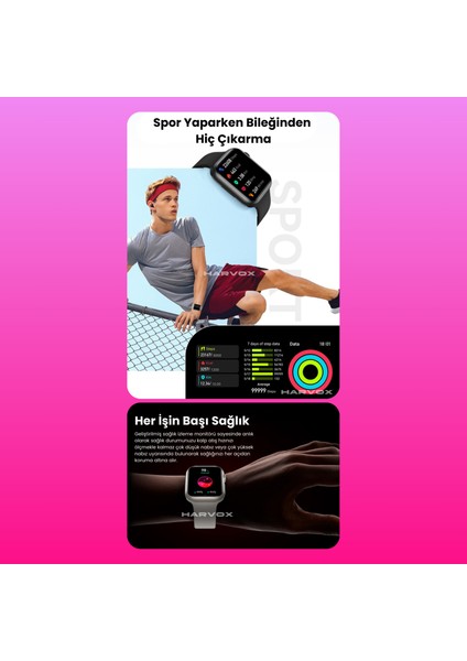 Watch 10 Mini Akıllı Saat Hediye Dolu Kutu Içeriği 3 Kordon ve Bileklik