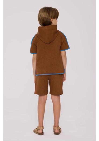 Bg Store Erkek Çocuk Kahverengi Eşofman Üstü