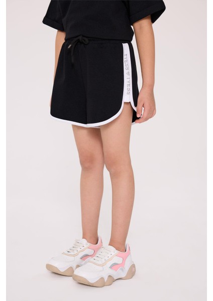 Bg Store Kız Çocuk Siyah Şort
