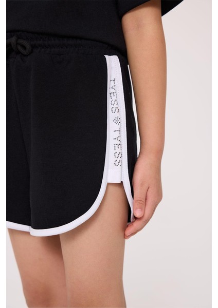 Bg Store Kız Çocuk Siyah Şort
