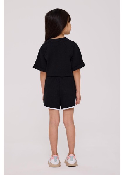 Bg Store Kız Çocuk Siyah Şort