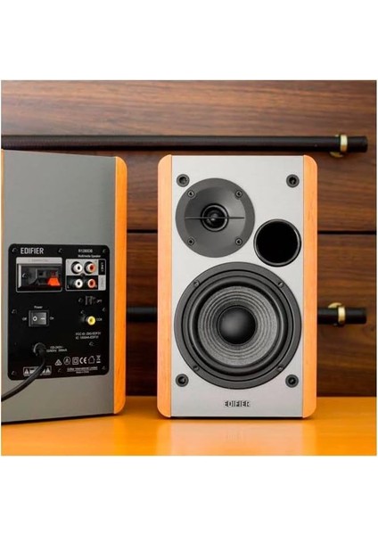 R1280DB Optic Girişli& Bluetooth 4'' Bass Ünitesi 2.0 Aktif Hoparlör 42W Rms