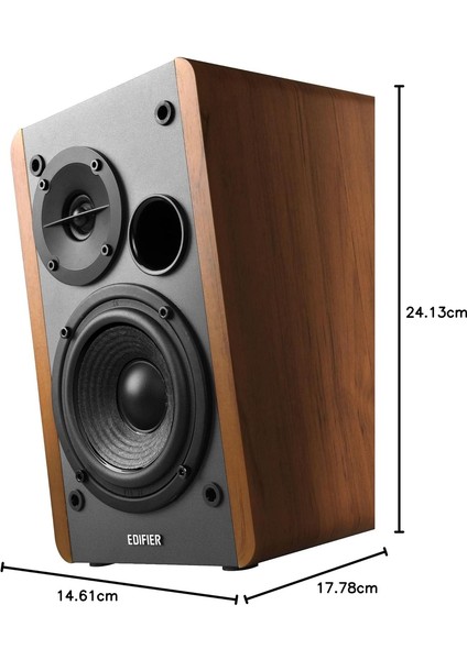 R1280DB Optic Girişli& Bluetooth 4'' Bass Ünitesi 2.0 Aktif Hoparlör 42W Rms