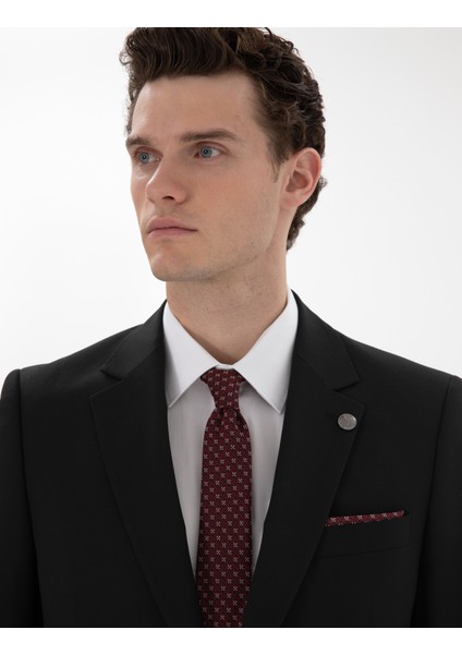 Erkek Siyah Slim Fit Takım Elbise 50309532-VR046 fiyatları