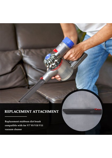 V11 V10 V8 V7 Elektrikli Süpürge Için Uyumlu Hızlı Çıkarma Dar Alan Temizleme Aparatı, Yedek Ek Aksesuarları (Yurt Dışından)
