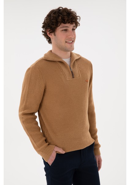 Erkek Camel Kazak /triko 50297047-VR015