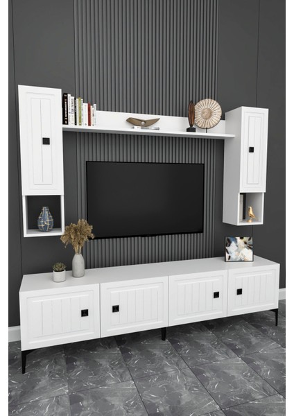 Mdf Tv Ünitesi 180 cm Işlemeli