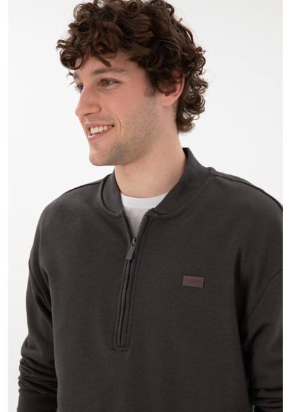 Erkek Antrasit Sweatshirt 50293380-VR006 fiyatları