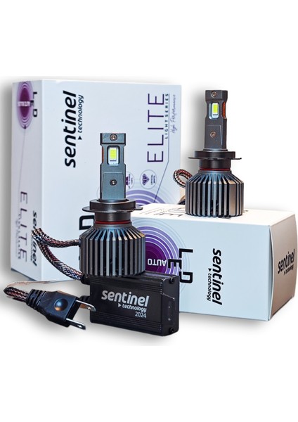 H7 LED Xenon Şimşek Etkili Arıza Işığı Yakmaz Elite Serisi Beyaz 12V