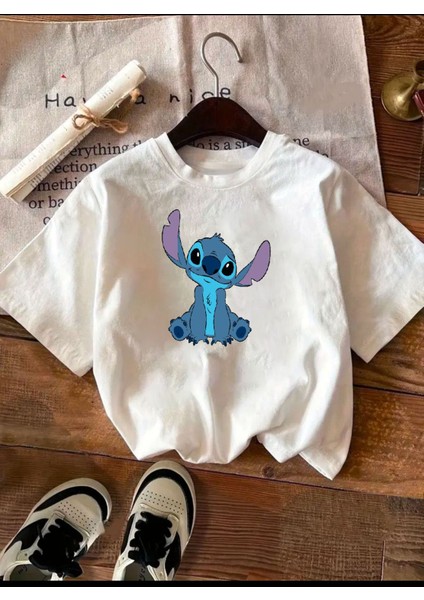 Karakter Baskılı Basic T-Shirt