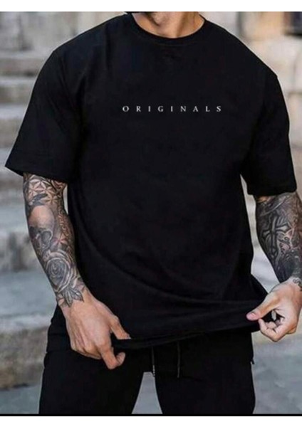 Originals Yazı Baskılı Basic T-Shirt