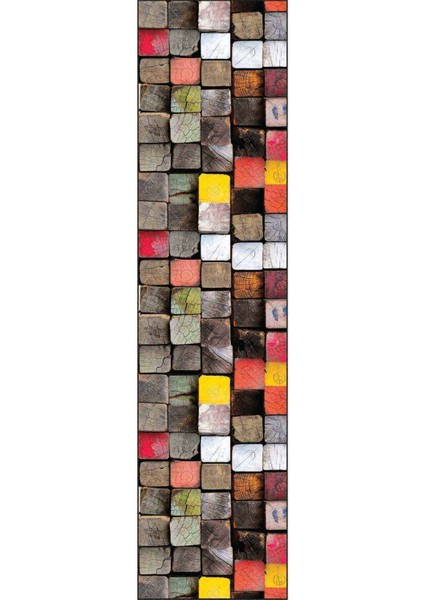 Renkli Kaymaz Üç Boyutlu Kesme Rulo Özel Ölçü Yolluk AR299 fiyatları