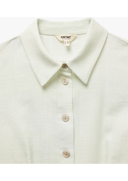 Kemer Detaylı Kolsuz Viskon Manzara Desenli Uzun Çiçekli Gömlek Elbise fırsatları