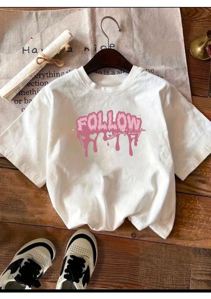 Fallow Baskılı Basic T-Shirt