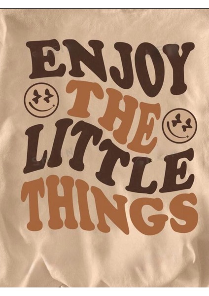 Enjoy Arka Baskılı Basic T-Shirt fiyatları