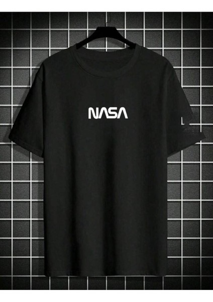 Nasa Yazı Baskılı Basic T-Shirt fiyatları
