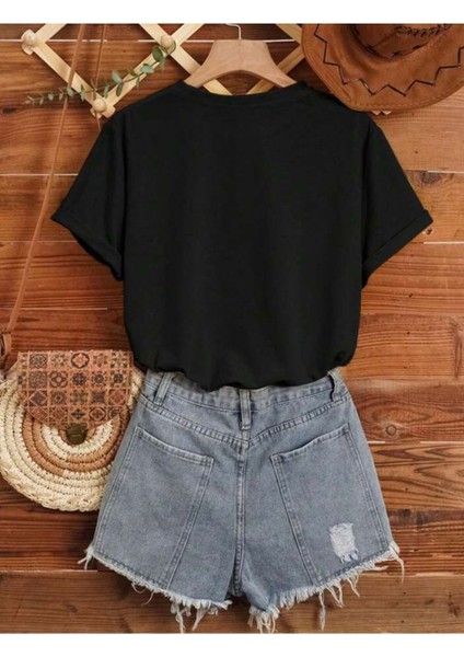 Sevimli Baykuş Baskılı Basic T-Shirt fiyatları