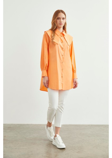 Yaka Detaylı Mango Gömlek G-0077