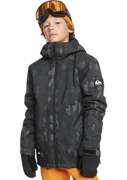 mission printed youth jk çocuk snowboard ceketi