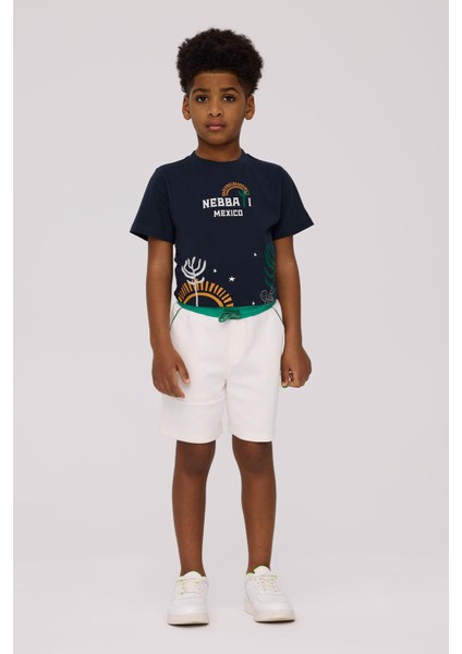 Bg Store Erkek Çocuk Ekru Şort