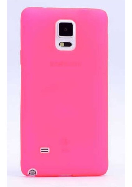 Galaxy Note 4 Kılıf Renkli Mat Ince 3A Rubber Kapak