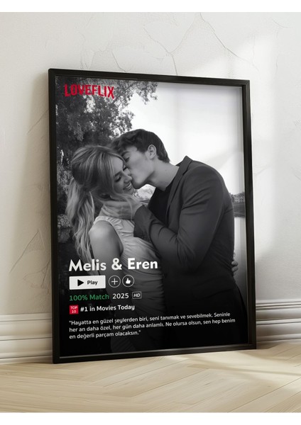 Sevgililer Günü Hediyesi, Netfli x Tablo, Kişiye Özel Hediye, Doğum Günü Hediyesi,14 Şubat
