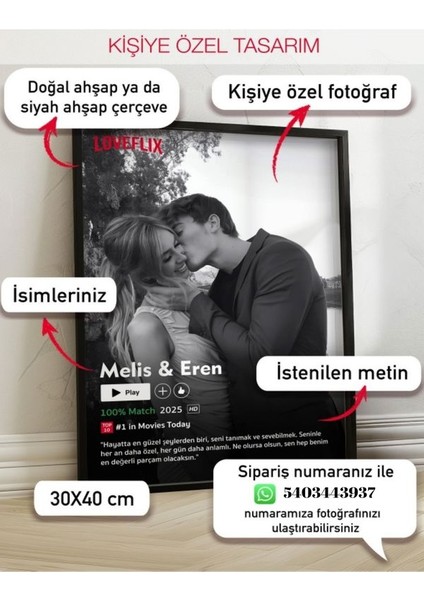Sevgililer Günü Hediyesi, Netfli x Tablo, Kişiye Özel Hediye, Doğum Günü Hediyesi,14 Şubat fiyatları