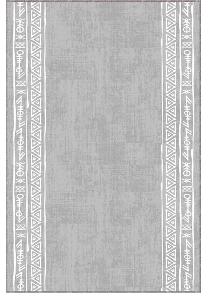 Gri Kaymaz Çerçeveli Kesme Rulo Özel Ölçülü Yolluk AR1094 modelleri