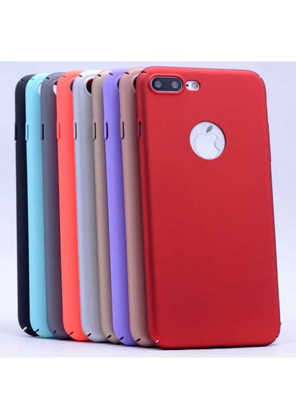 Apple iPhone 7 Uyumlu Kılıf Renkli Mat Ince 3A Rubber Kapak